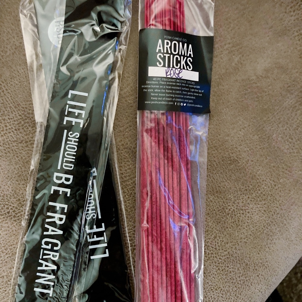 Aroma Sticks & Holders (Brand New) Rose Sent